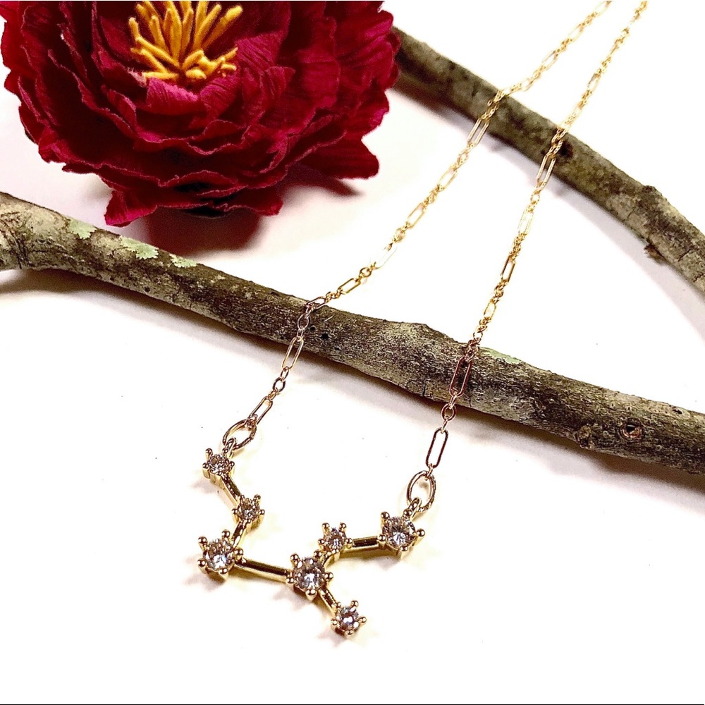 Virgo Necklace, Constellation, Zodiac, Astrology